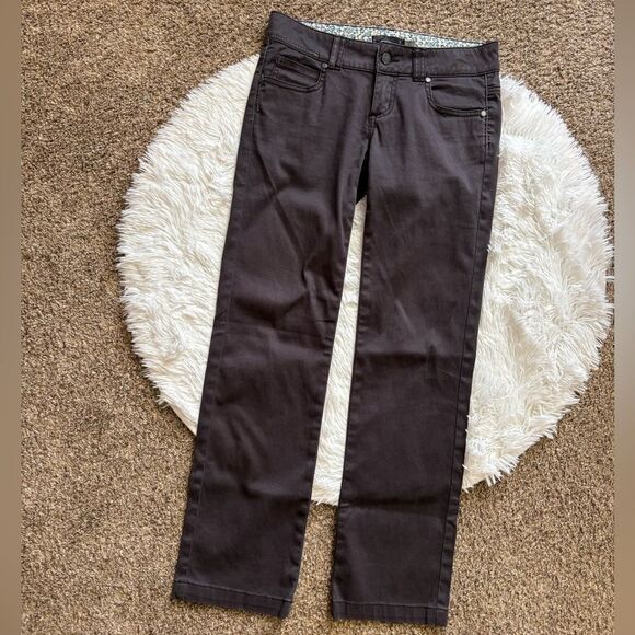 Prana Breathe Pants Gray Womens Size 0 - Picture 1 of 8